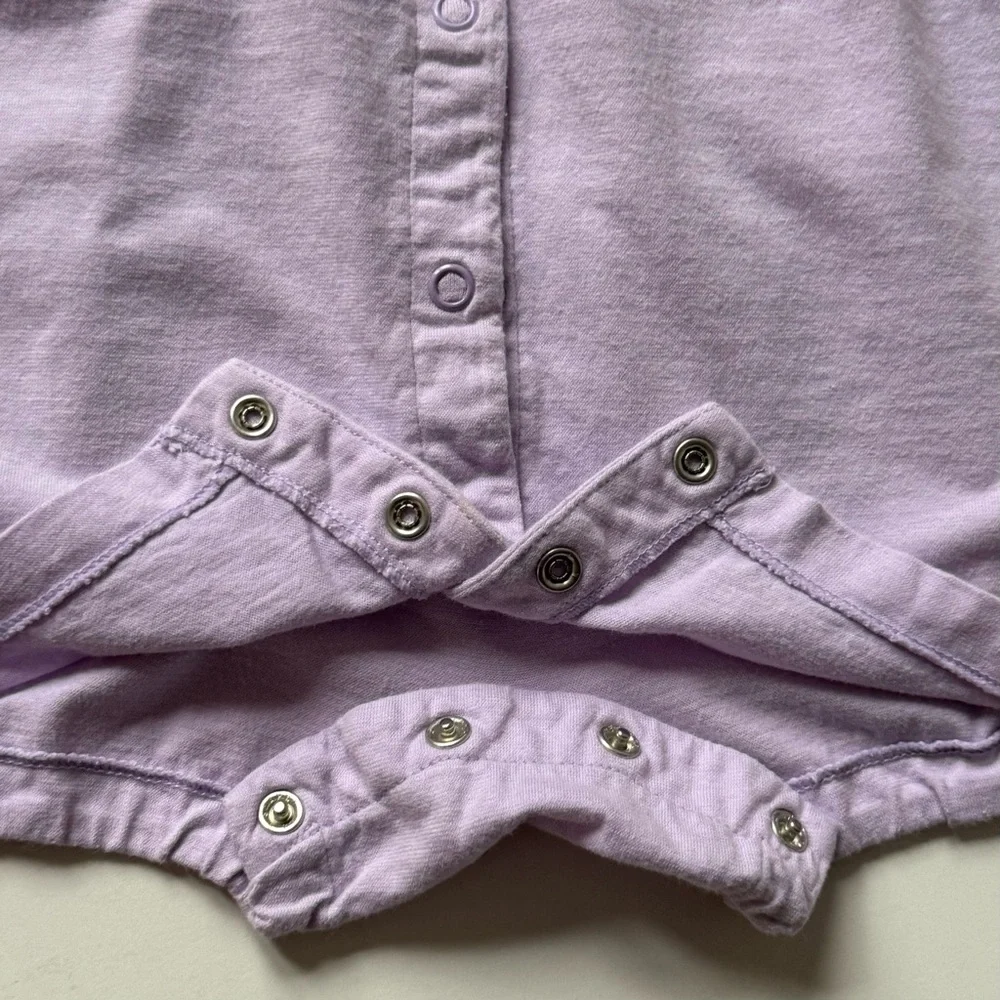 Peanuts Girls Snoopy Embroidered Romper - Size 18M - Picture 9 of 12